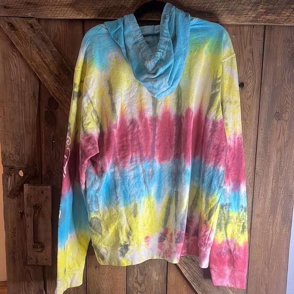Vibrant tie dye Ed Hardy hoodie - new no tags. Never worn - Picture 3 of 5